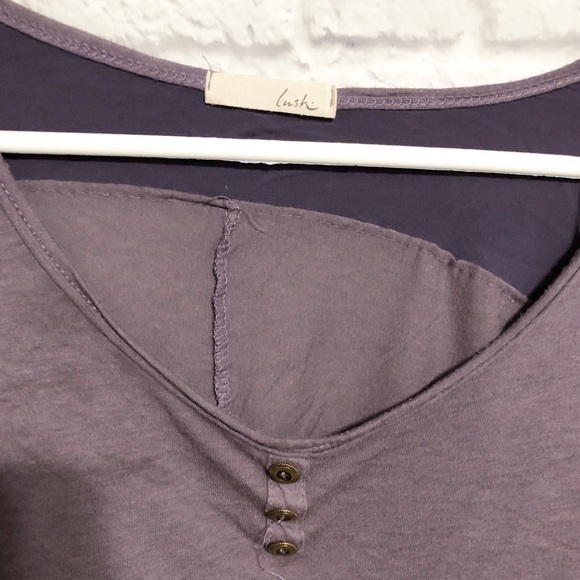 LUSH Purple Ruffled Crop Top💜 - Picture 3 of 4